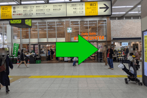 西荻窪駅の改札を出たら南口の方にお進みください。